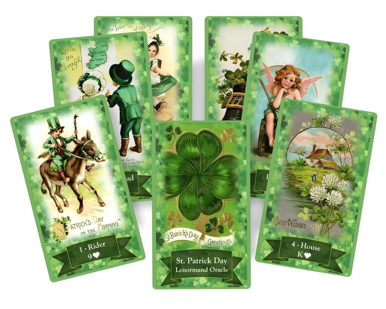Saint Patrick's Day Lenormand cards